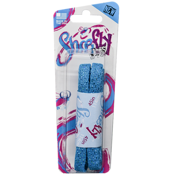 Bright Blue Glitter Shoe Lace Locks NO. 417 – ShopDichSchick