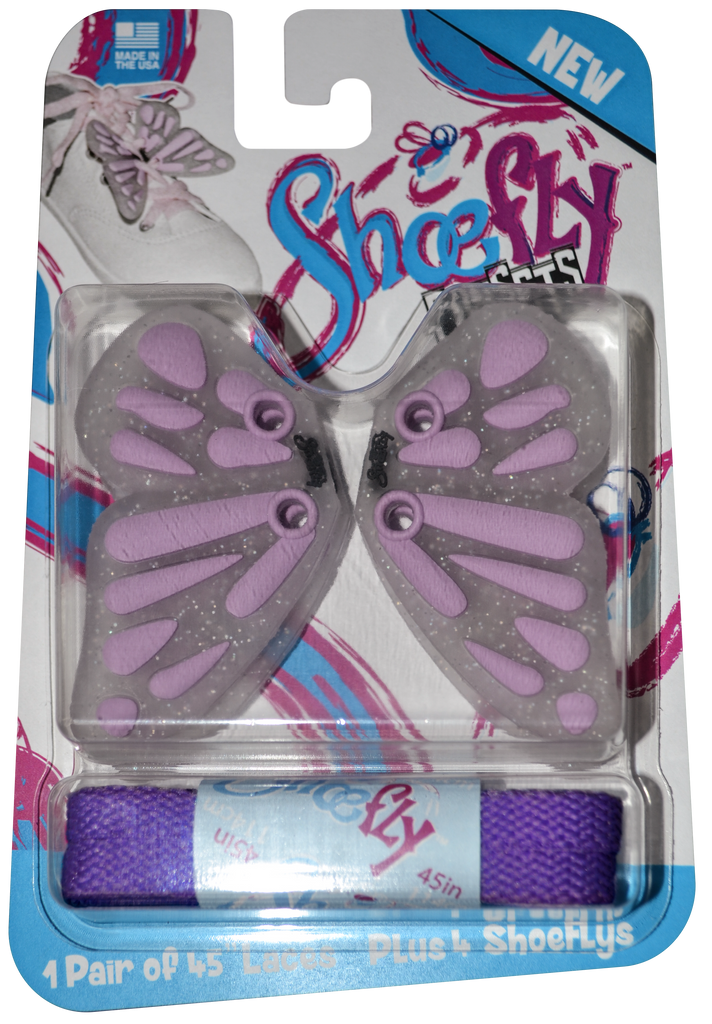 ShoeFly™ Funsets™ Sparkle Fairy Purple Lace Shoeflys Online